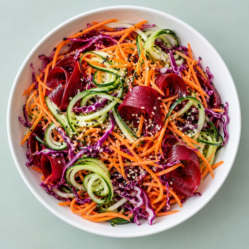 Rainbow slaw from The Machine